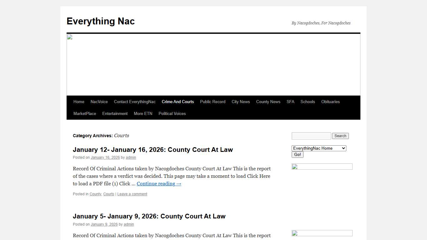 Courts Everything Nac