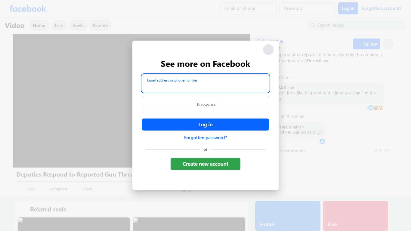 Deputies respond after reports of a man allegedly threatening a neighbor with a firearm. #DesertLaw New Episodes Wednesdays 10/9c A&E Facebook